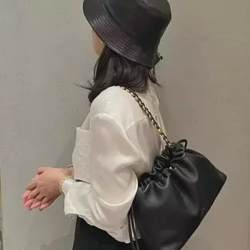 Женская многофункциональная сумка через плечо из овчины Luojiafu 30*10.5*20cm