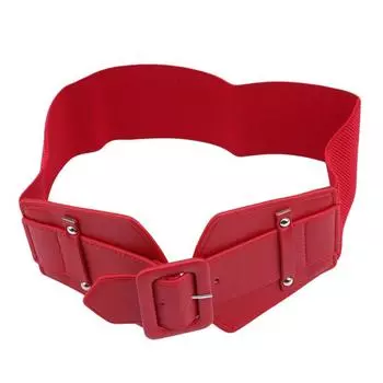 Женская мода эластичный эластичный пояс для расширения талии украшение One size красный