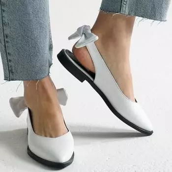 Женская мода Белые женские повседневные туфли на плоской подошве