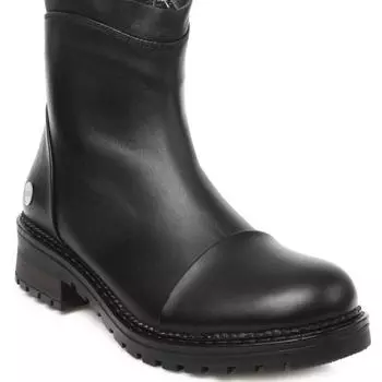 Женская мода Черные ботинки и ботильоны