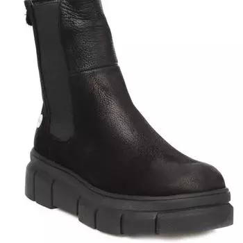 Женская мода Черные ботинки и ботильоны