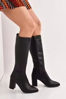 Женская мода Черные сапоги