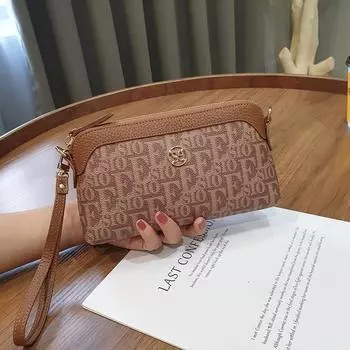 Женская мода День клатчи ручная сумка через плечо на одно плечо кошелек женская длинная сумка для телефона