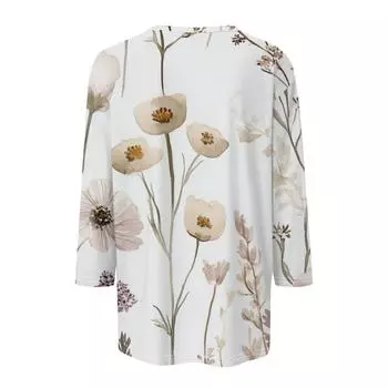 Женская мода День святого Валентина Печатный длинный рукав свободный круглый вырез толстовка Топ осень S темно-зеленого