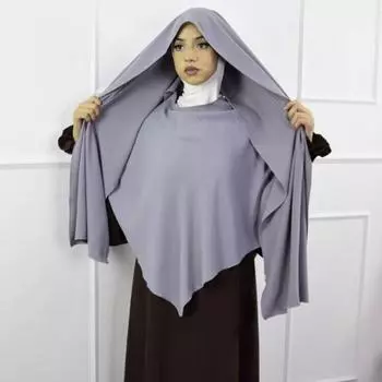 Женская мода исламский платок на голову мусульманский хиджаб однотонный хиджаб шаль женский трикотажный тюрбан тюрбан мгновенное обертывание королевский синий