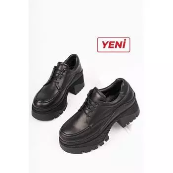 Женская мода из натуральной кожи черного цвета с зубчатой подошвой мокасины на платформе повседневная обувь