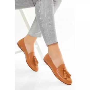 Женская мода из натуральной кожи коричневые кожаные мокасины повседневная обувь