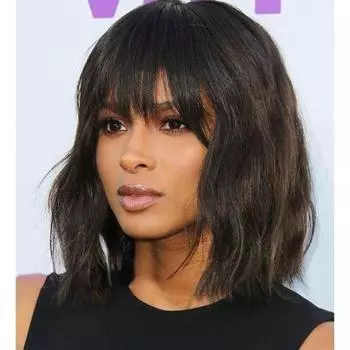 Женская мода Короткая волна Парик Парик естественного цвета Многоцветные парики 8-12-30