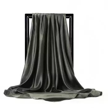 Женская мода квадратный винтажный принт атласный шейный платок солнцезащитный шарф шарфы шаль высокое качество 1 шт 90*90 см 90-90cm