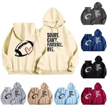 Женская мода легкий длинный рукав пуловер толстовки с капюшоном с карманами графическая толстовка S верблюд