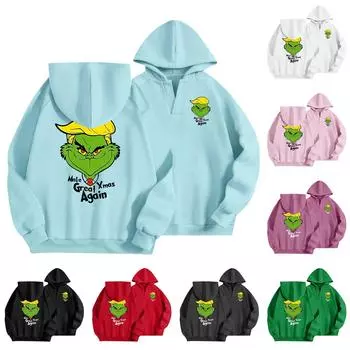 Женская мода, легкий свитер с длинным рукавом, толстовка с капюшоном, свободный свитшот с графическим принтом M