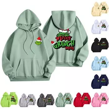 Женская мода, легкий женский свитер с длинными рукавами и карманами, рождественская толстовка с капюшоном L бежевый