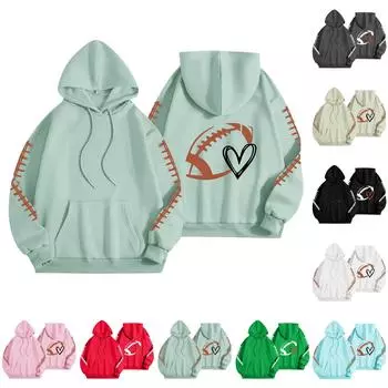 Женская мода, легкий женский свитер с длинными рукавами и карманами, толстовка с капюшоном в стиле регби S