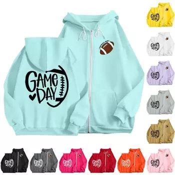 Женская мода, легкий женский свитер с длинными рукавами и карманами, толстовка с капюшоном в стиле регби S