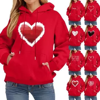 Женская мода, легкий женский свитер с длинными рукавами и карманами, толстовка с капюшоном в стиле регби L чёрный