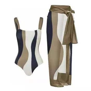 Женская мода, летний пляжный купальник, мягкий комплект бикини, разноцветный моникини, на шнуровке, купальный костюм, комплект из двух частей, скромный купальный костюм с горячими источниками S