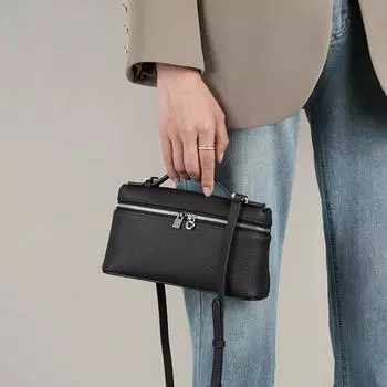 Женская мода Личи Pattern Ланч-бокс с сумочкой Простая сумка-мессенджер