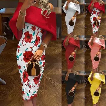 Женская мода, новое цельное облегающее платье с воротником и плечами, облегающее платье без рукавов L красный