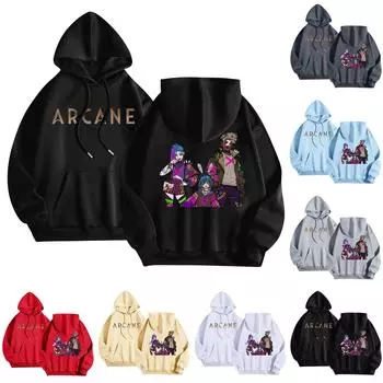 Женская мода O-образный вырез с длинным рукавом и принтом, толстовка с капюшоном L бежевый