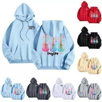 Женская мода O-образный вырез с длинным рукавом и принтом, толстовка с капюшоном L бежевый