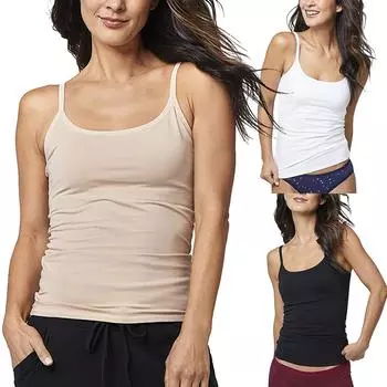 Женская мода, однотонные футболки, мягкий жилет без рукавов, свободные топы на бретельках One size бежевый