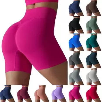 Женская мода, однотонный цвет без неловких линий, высокая талия, облегающий три пары S