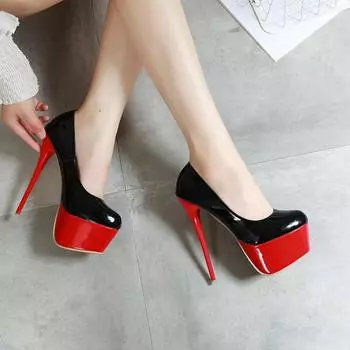 Женская мода, пикантные туфли на высоком каблуке для ночного клуба, обувь знаменитостей, официальная обувь 35 красный
