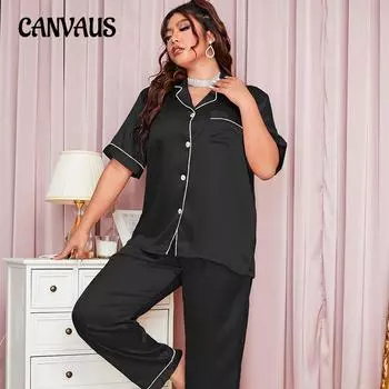 Женская мода, пижамный костюм для отдыха, свободные брюки больших размеров, тонкая домашняя одежда