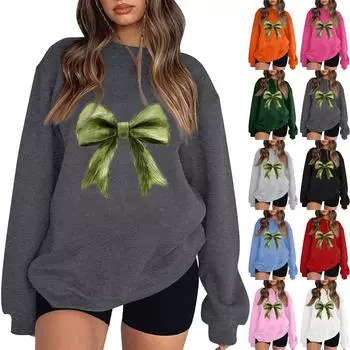 Женская мода повседневная толстовка с капюшоном с длинным рукавом и вставкой на плече с принтом и круглым вырезом M синий