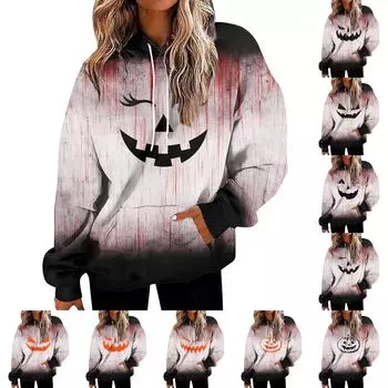 Женская мода повседневная универсальная повседневная толстовка с рисунком повседневная толстовка с длинным рукавом с принтом L бежевый