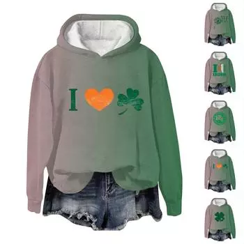 Женская мода повседневная универсальная повседневная толстовка с рисунком повседневная толстовка с длинным рукавом с принтом XL