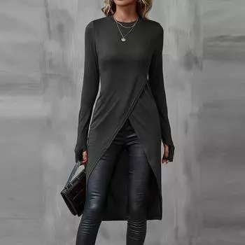 Женская мода повседневная винтажная блузка Senior Sense Of Women s L чёрный