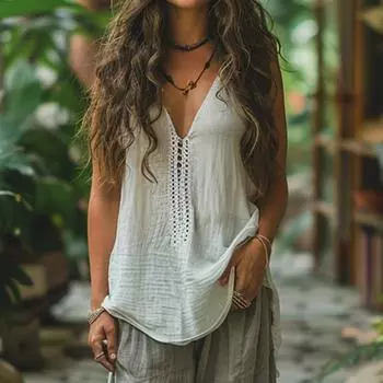 Женская мода повседневные летние однотонные свободные топы-майки S белый