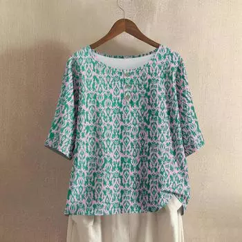 Женская мода Повседневные Обычные Элегантные Топы Топы на пуговицах L зелёный