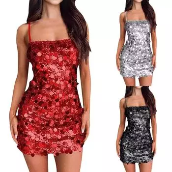 Женская мода повседневные платья однотонные платья M чёрный