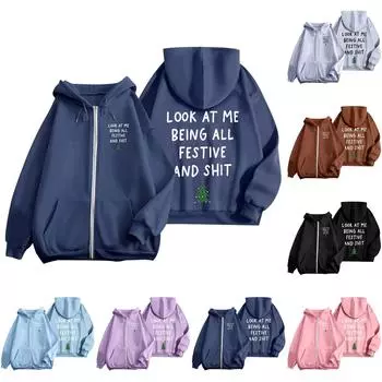 Женская мода повседневные повседневные толстовки с круглым вырезом и длинным рукавом с принтом XL розовый