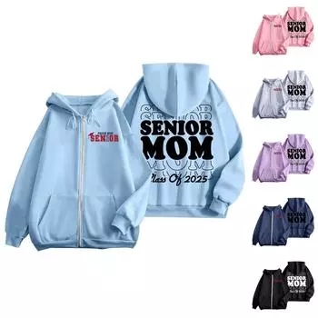 Женская мода повседневные повседневные толстовки с круглым вырезом и длинным рукавом с принтом XL чёрный