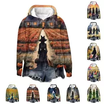 Женская мода, повседневные универсальные повседневные толстовки, топы с длинными рукавами, толстовки S оранжевый