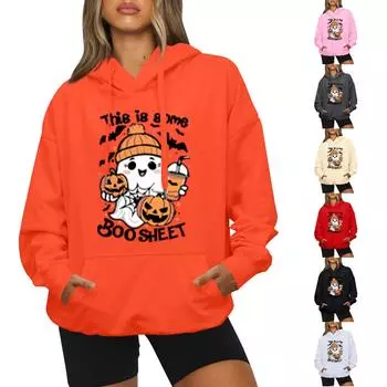 Женская мода, повседневные универсальные повседневные толстовки с круглым вырезом, повседневные толстовки в стиле пэчворк с длинными рукавами S чёрный