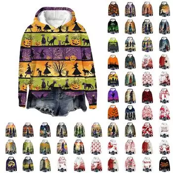 Женская мода, повседневные универсальные повседневные толстовки, топы с длинными рукавами, толстовки M оранжевый