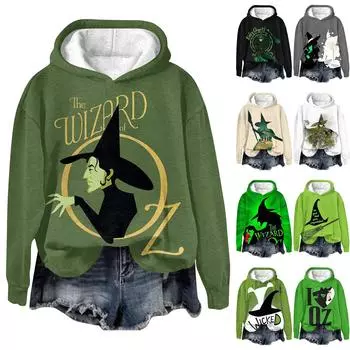 Женская мода, повседневные универсальные повседневные толстовки, топы с длинными рукавами, толстовки L армия зеленый