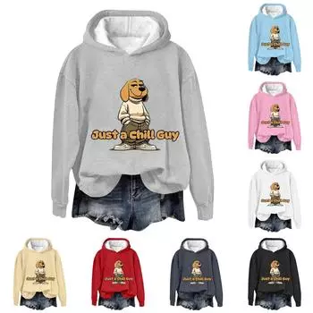 Женская мода, повседневные универсальные повседневные толстовки, топы с длинными рукавами, толстовки S красный