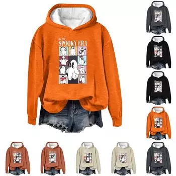 Женская мода, повседневные универсальные повседневные толстовки, топы с длинными рукавами, толстовки S верблюд