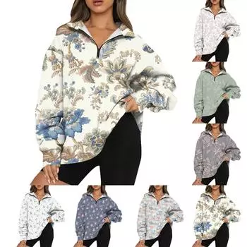 Женская мода, повседневный пуловер с длинными рукавами и капюшоном, толстовка с принтом на Хэллоуин L армия зеленый