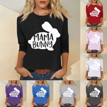 Женская мода повседневный свитер с семью рукавами и принтом ко Дню святого Валентина L чёрный