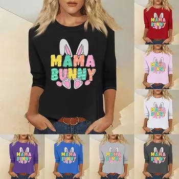 Женская мода повседневный свитер с семью рукавами и принтом ко Дню святого Валентина L чёрный