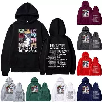 Женская мода, повседневный свободный плюшевый пуловер с длинными рукавами и круглым вырезом с буквенным принтом и веревочной толстовкой XXXL винный