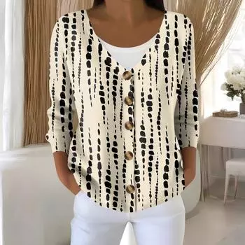 Женская мода с длинным рукавом, рождественский принт «Снеговик-снежинка», куртка, кардиган L