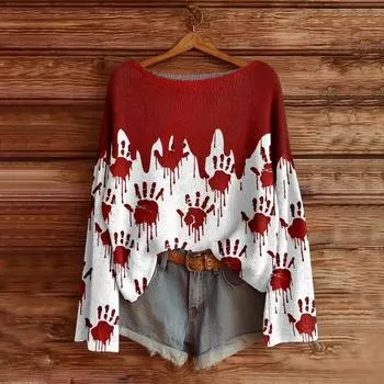 Женская мода с длинным рукавом, рождественский принт «Снеговик-снежинка», куртка, кардиган S белый