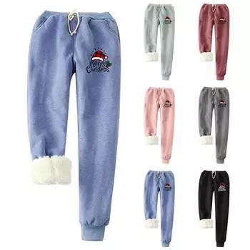 Женская мода с рождественским принтом, высокопрочные эластичные мягкие леггинсы на животе S чёрный